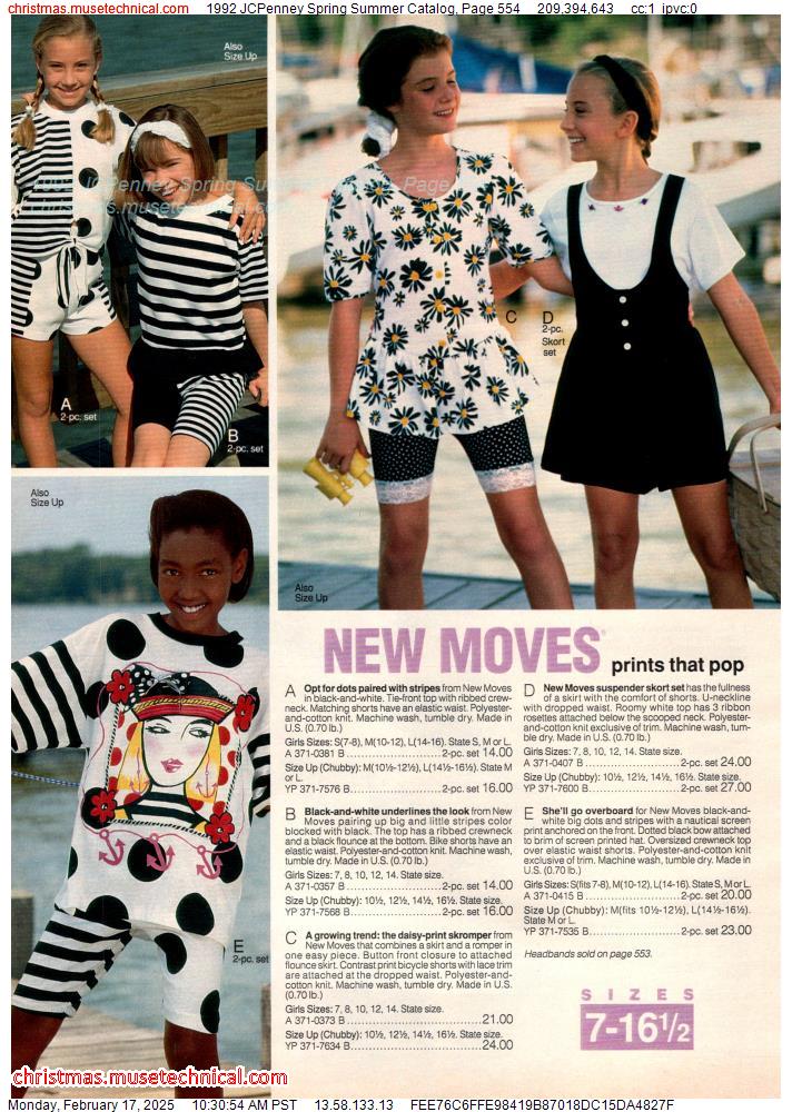 1992 JCPenney Spring Summer Catalog, Page 554