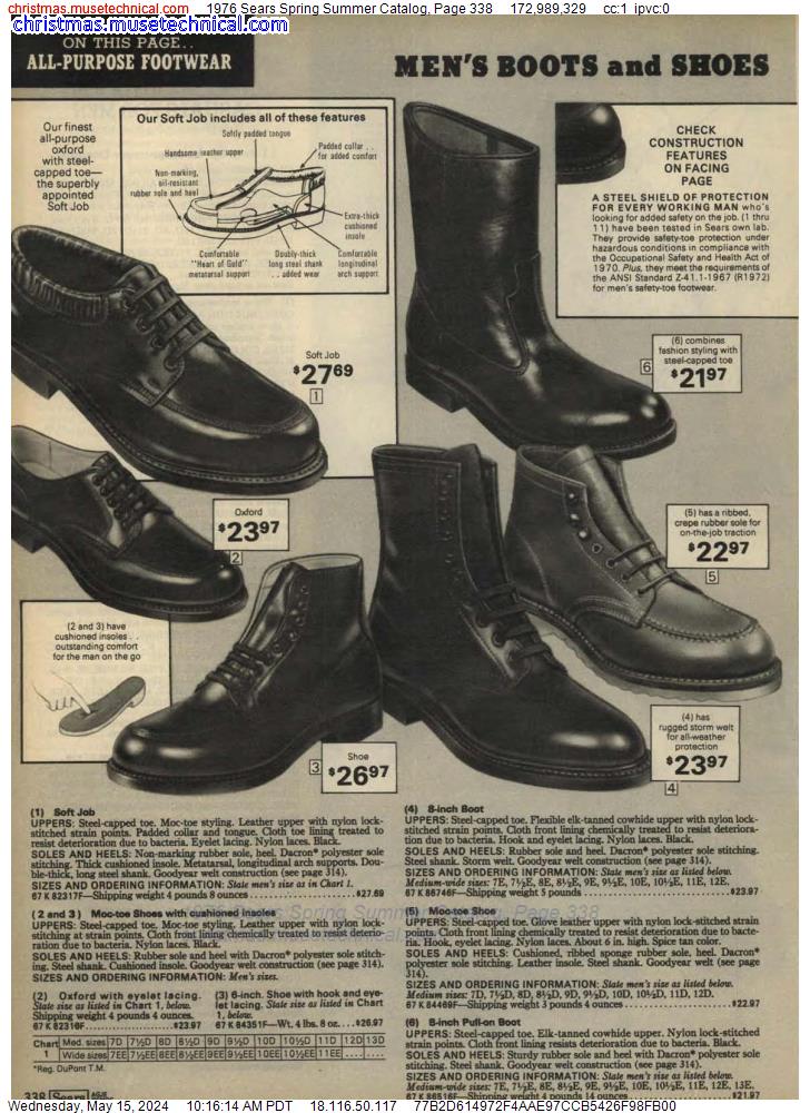 1976 Sears Spring Summer Catalog, Page 338