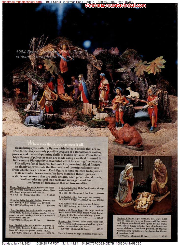 1984 Sears Christmas Book, Page 7