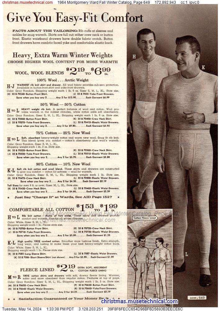 1964 Montgomery Ward Fall Winter Catalog, Page 649