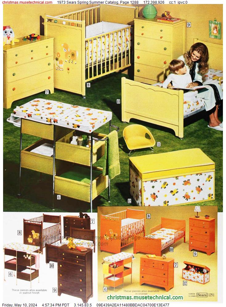 1973 Sears Spring Summer Catalog, Page 1288
