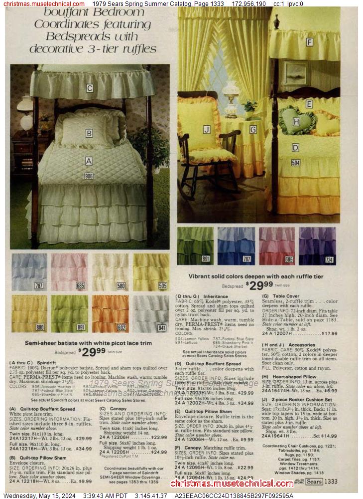 1979 Sears Spring Summer Catalog, Page 1333