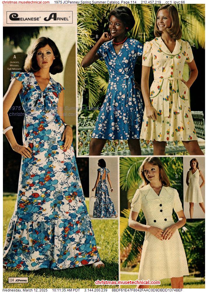 1975 JCPenney Spring Summer Catalog, Page 114