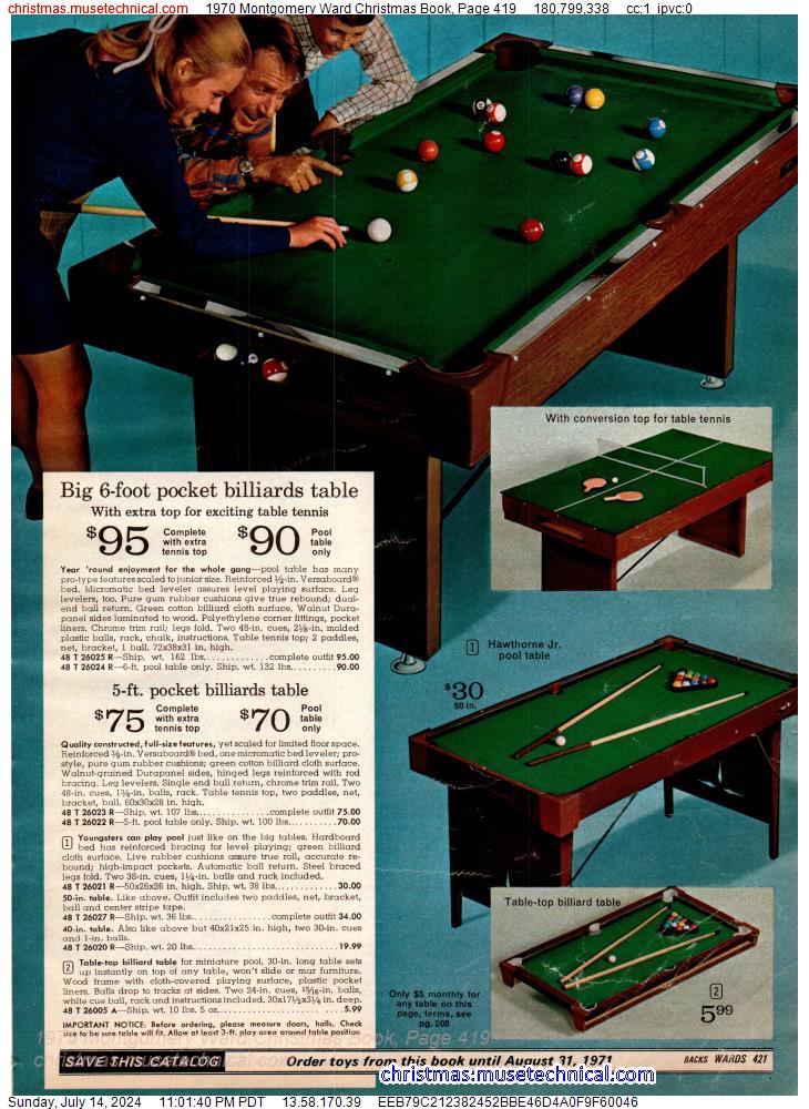 1970 Montgomery Ward Christmas Book, Page 419