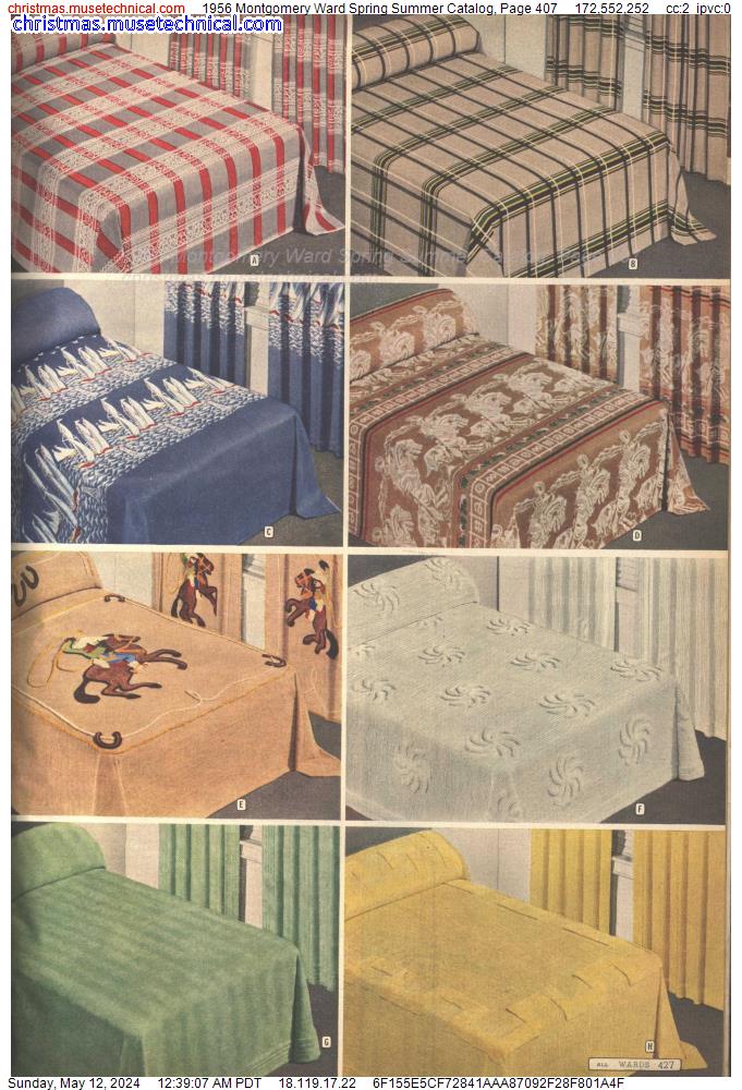 1956 Montgomery Ward Spring Summer Catalog, Page 407