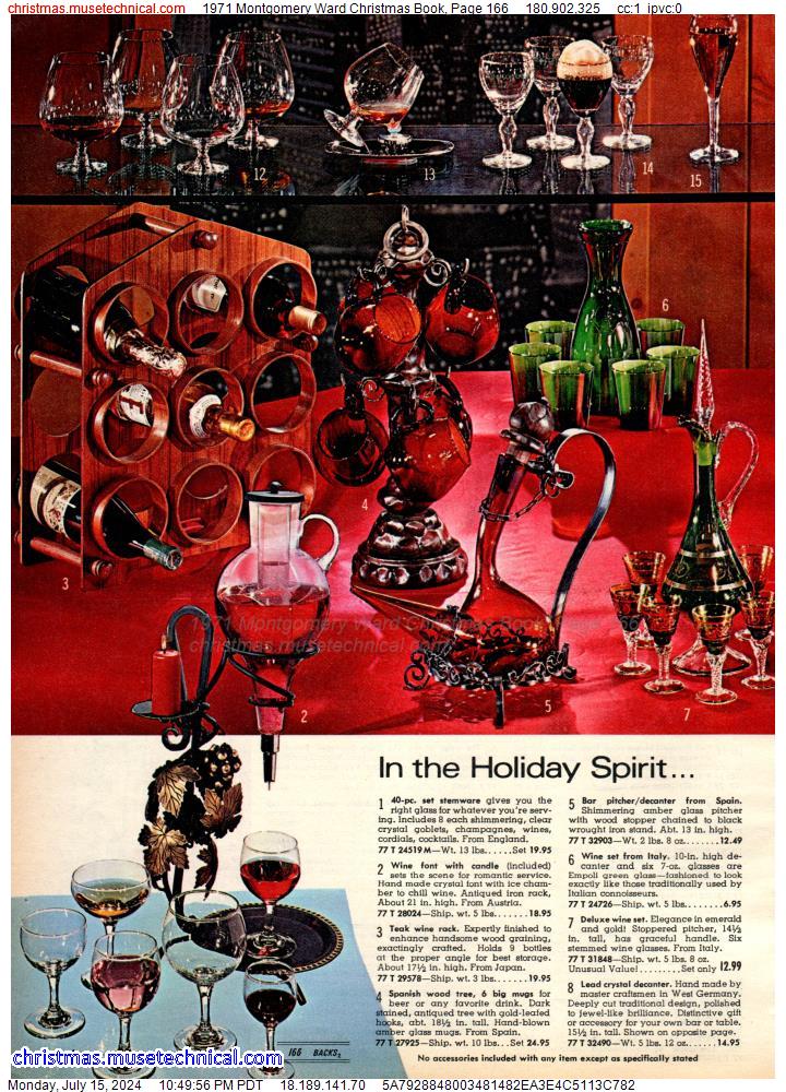 1971 Montgomery Ward Christmas Book, Page 166