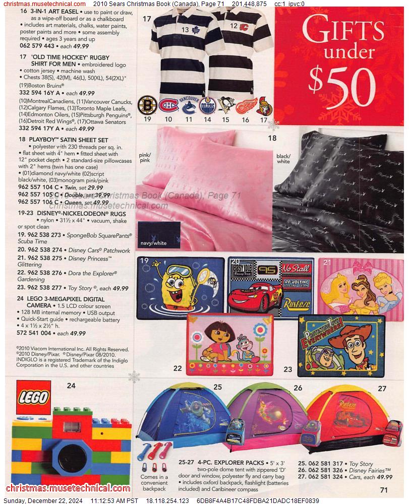 2010 Sears Christmas Book (Canada), Page 71