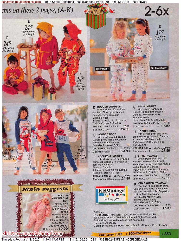 1997 Sears Christmas Book (Canada), Page 359