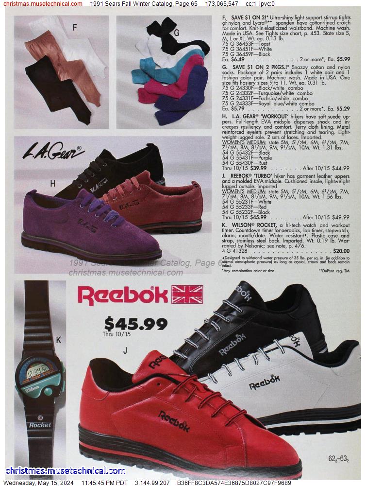 1991 Sears Fall Winter Catalog, Page 65