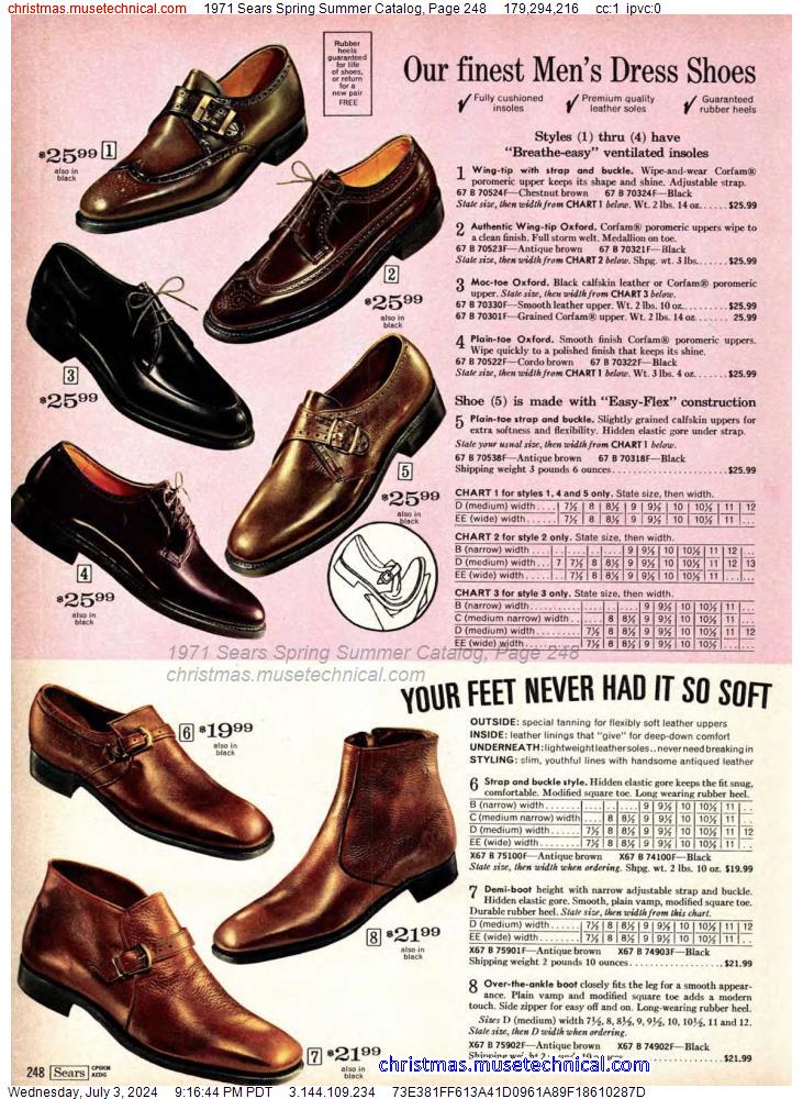 1971 Sears Spring Summer Catalog, Page 248