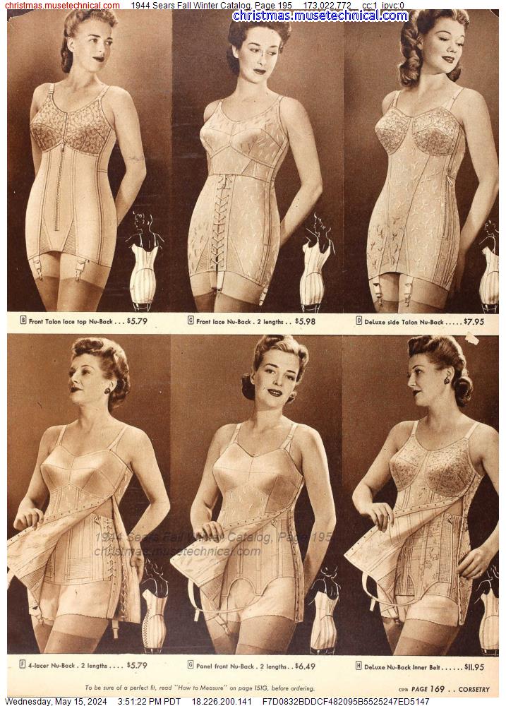 1944 Sears Fall Winter Catalog, Page 195