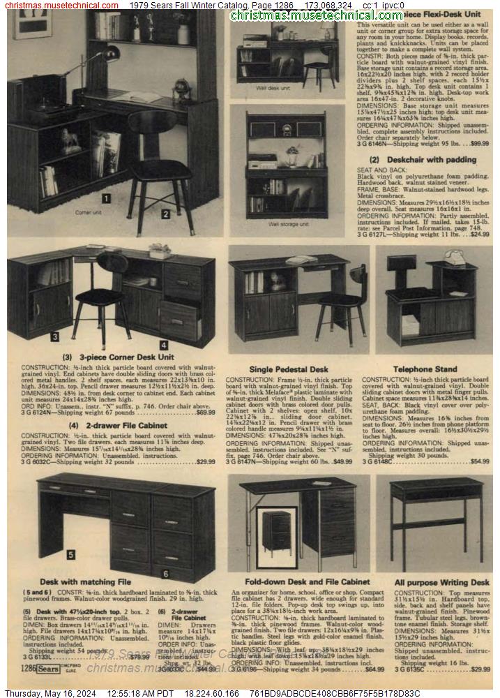 1979 Sears Fall Winter Catalog, Page 1286