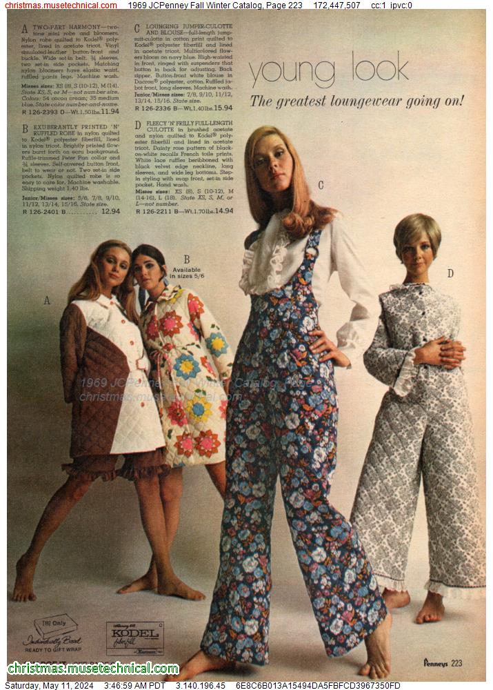1969 JCPenney Fall Winter Catalog, Page 223