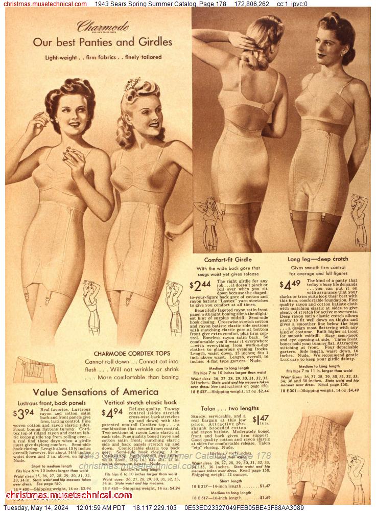 1943 Sears Spring Summer Catalog, Page 178