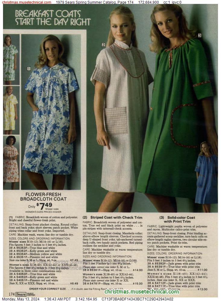 1979 Sears Spring Summer Catalog, Page 174