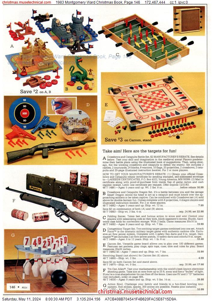 1983 Montgomery Ward Christmas Book, Page 146
