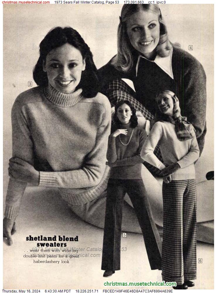 1973 Sears Fall Winter Catalog, Page 53