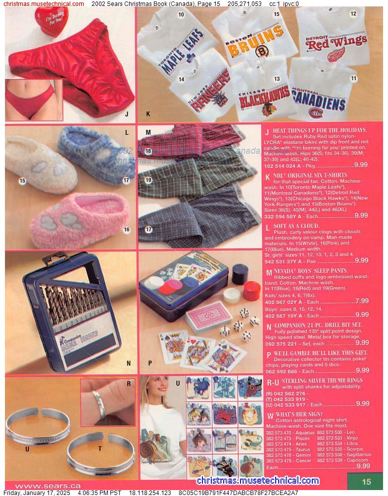 2002 Sears Christmas Book (Canada), Page 15