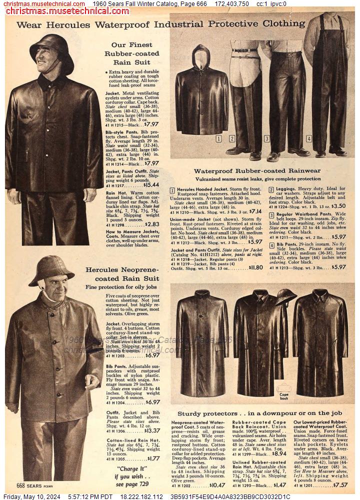 1960 Sears Fall Winter Catalog, Page 666