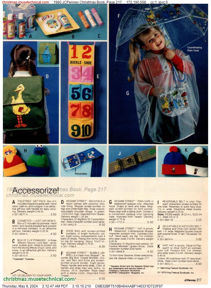 1980 JCPenney Christmas Book, Page 217