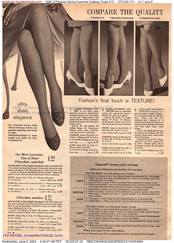 1966 JCPenney Spring Summer Catalog, Page 212