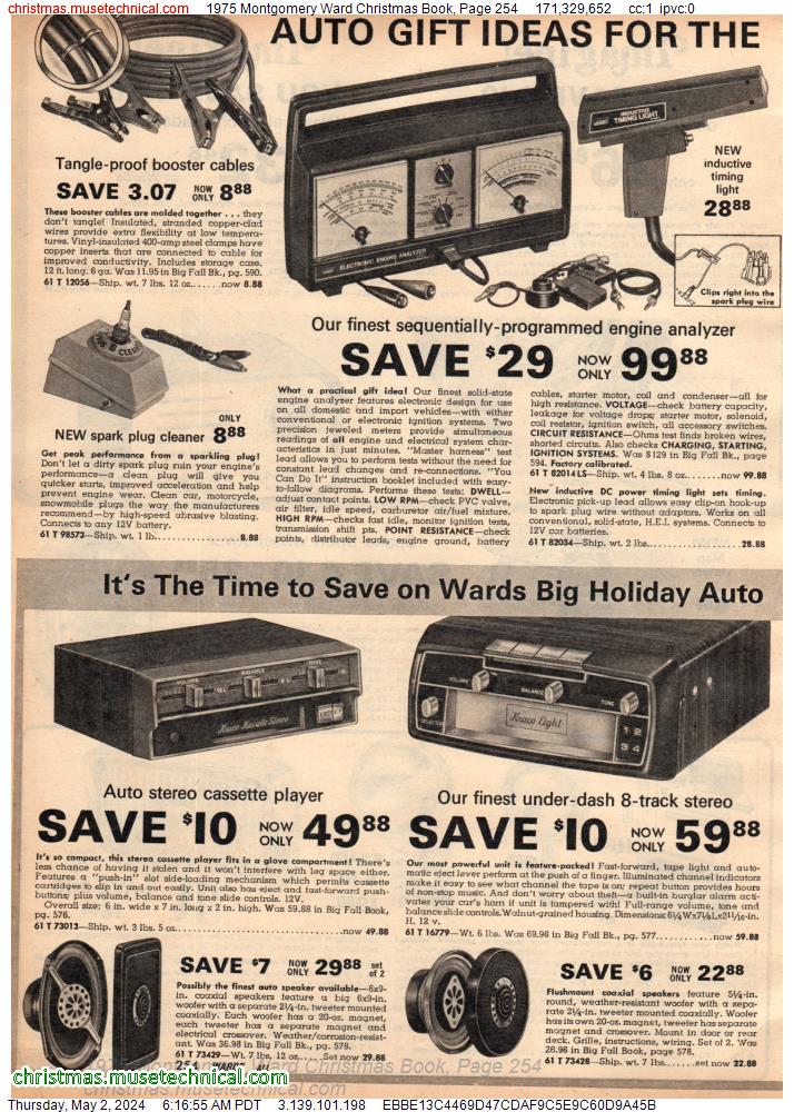 1975 Montgomery Ward Christmas Book, Page 254