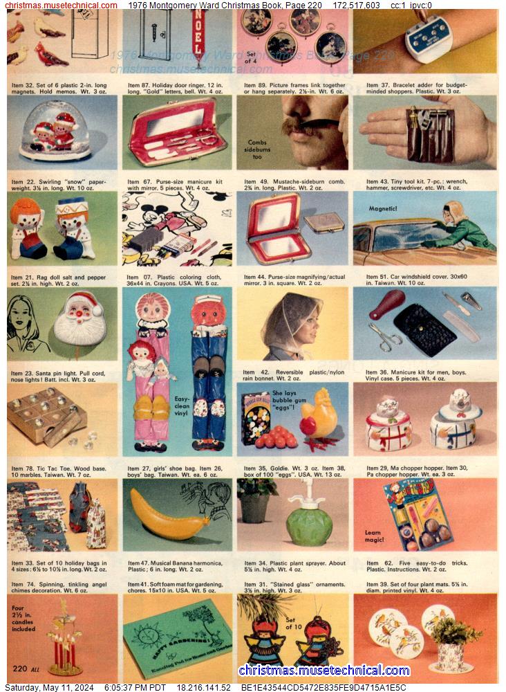 1976 Montgomery Ward Christmas Book, Page 220