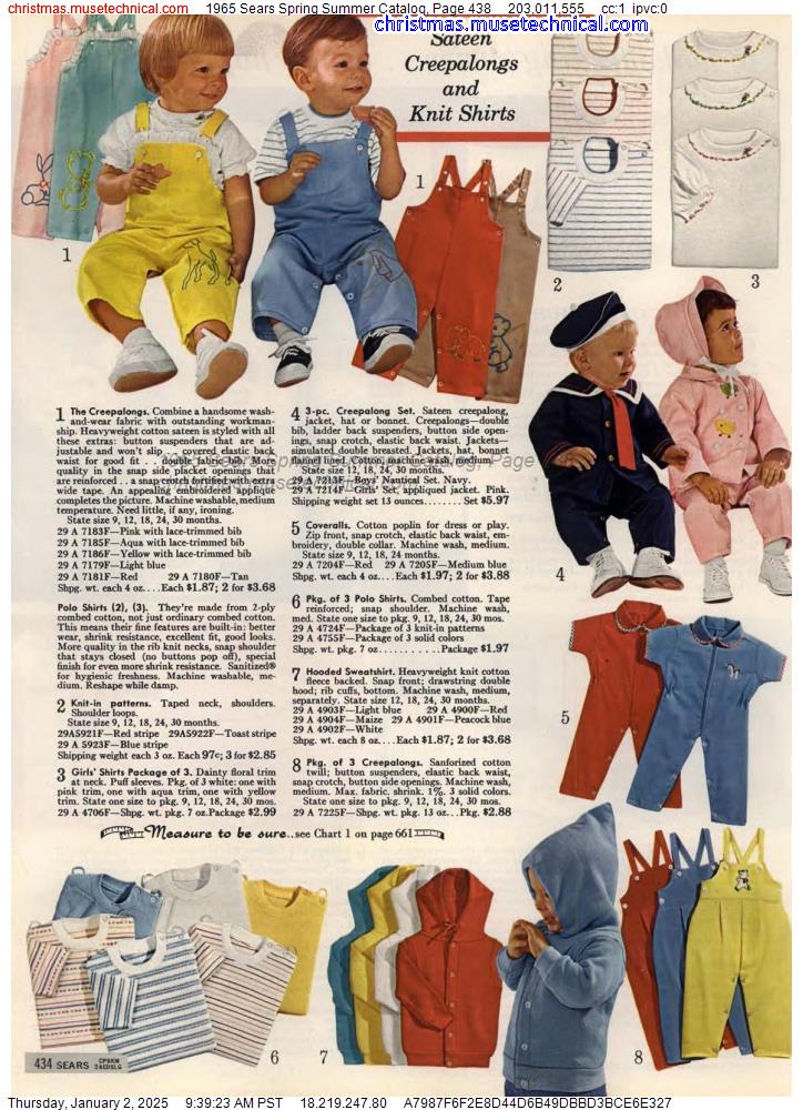 1965 Sears Spring Summer Catalog, Page 438