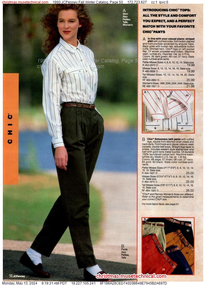 1990 JCPenney Fall Winter Catalog, Page 50