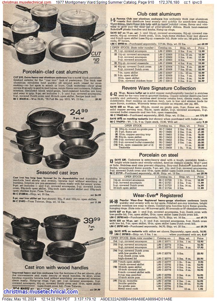 1977 Montgomery Ward Spring Summer Catalog, Page 910