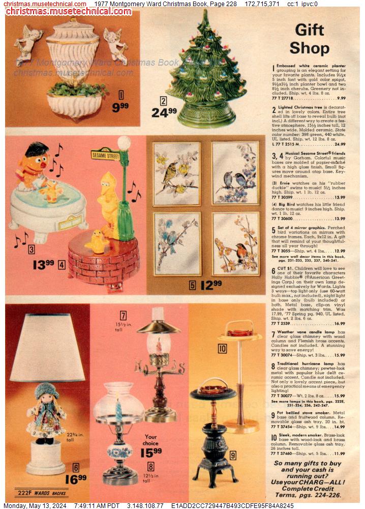 1977 Montgomery Ward Christmas Book, Page 228