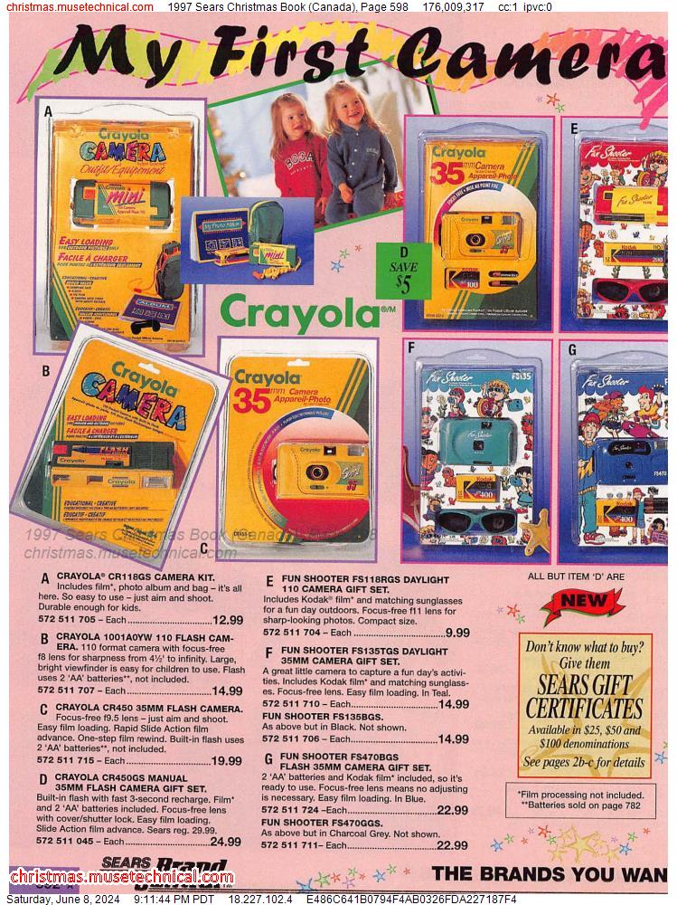 1997 Sears Christmas Book (Canada), Page 598