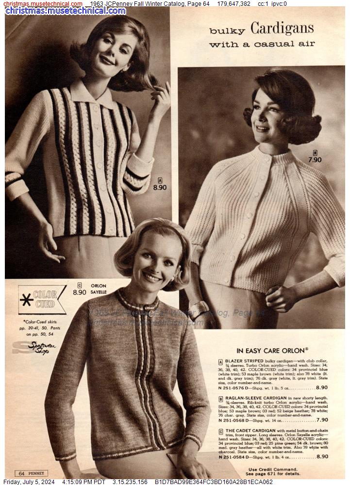 1963 JCPenney Fall Winter Catalog, Page 64