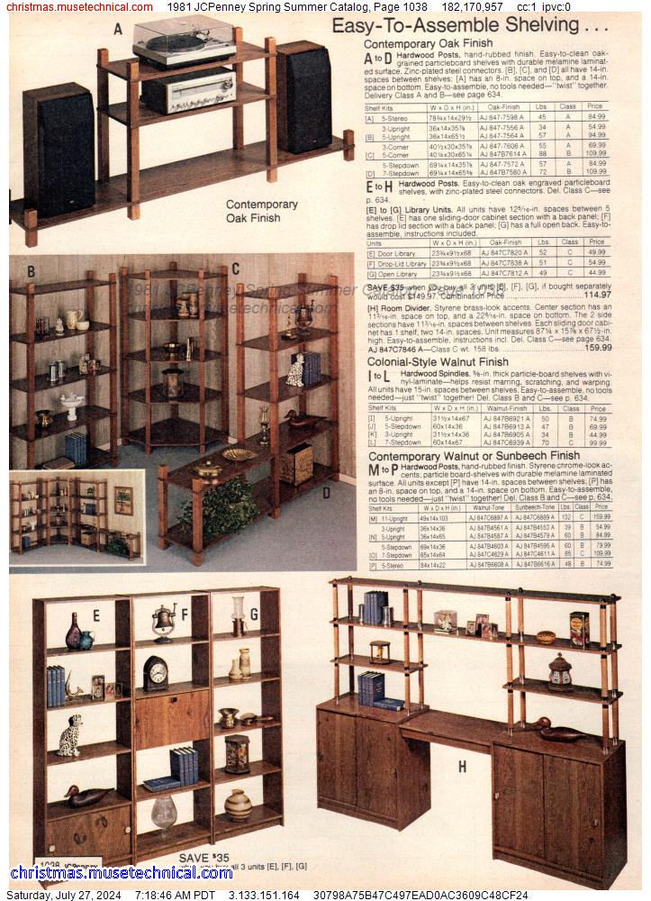 1981 JCPenney Spring Summer Catalog, Page 1038