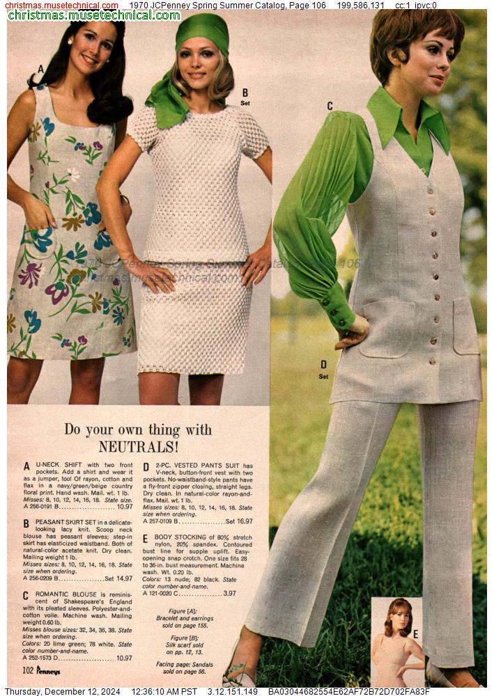 1970 JCPenney Spring Summer Catalog, Page 106