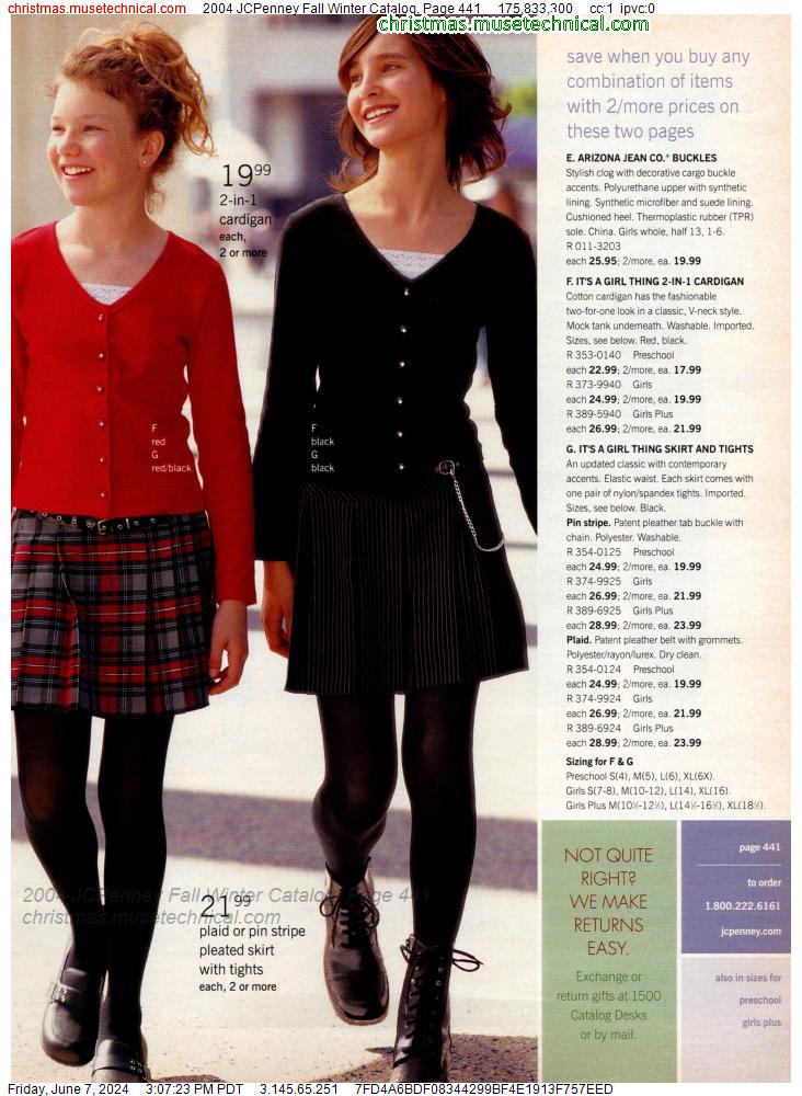 2004 JCPenney Fall Winter Catalog, Page 441