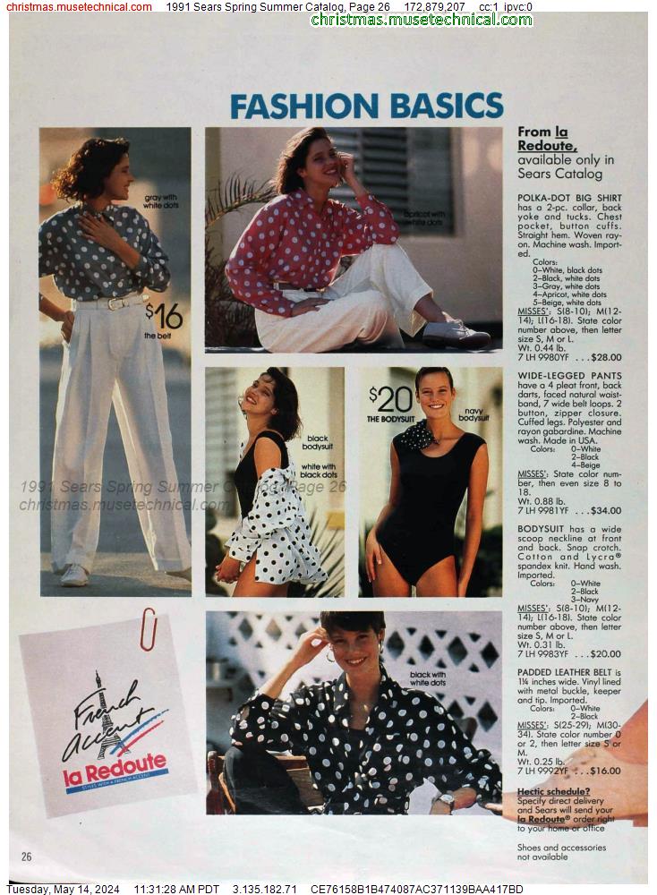1991 Sears Spring Summer Catalog, Page 26
