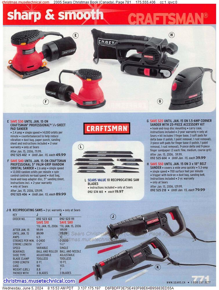 2005 Sears Christmas Book (Canada), Page 781