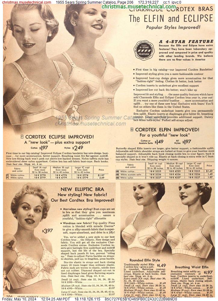 1955 Sears Spring Summer Catalog, Page 206
