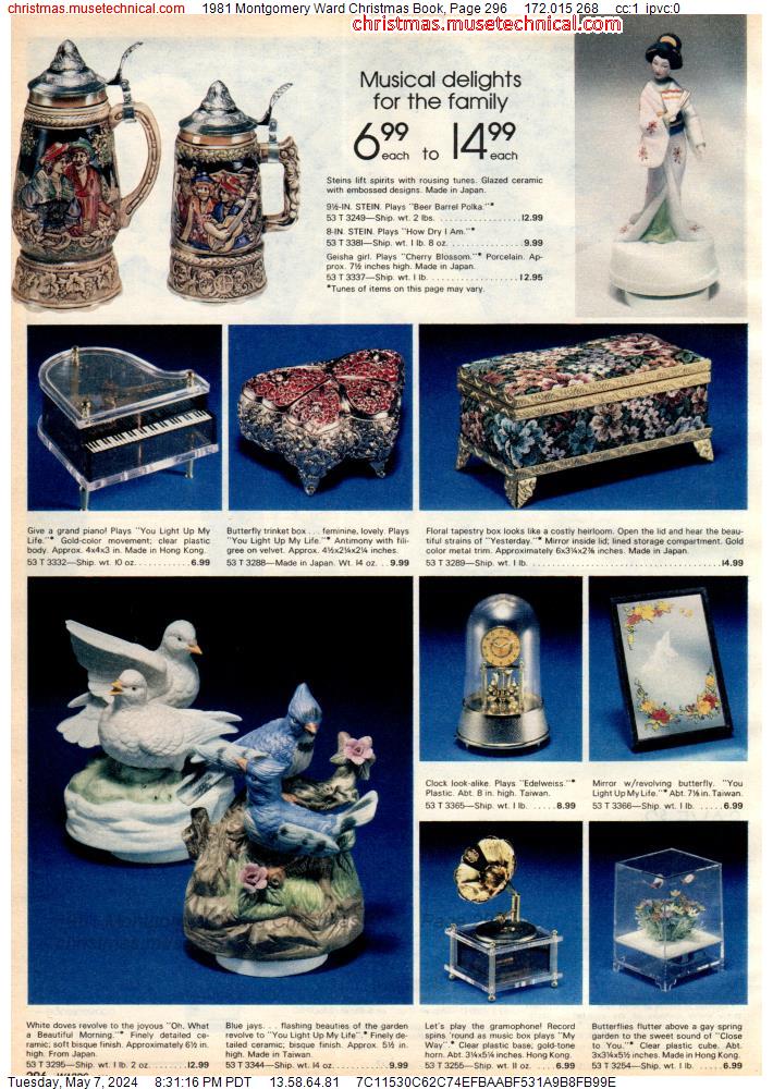 1981 Montgomery Ward Christmas Book, Page 296