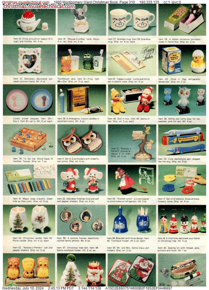 1980 Montgomery Ward Christmas Book, Page 310