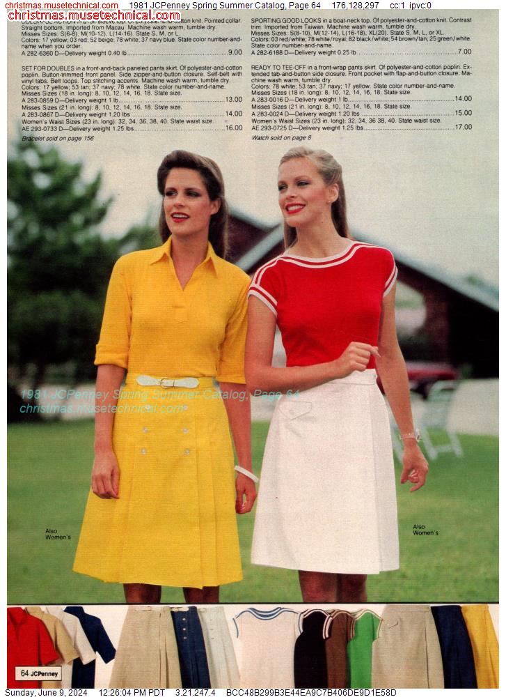 1981 JCPenney Spring Summer Catalog, Page 64