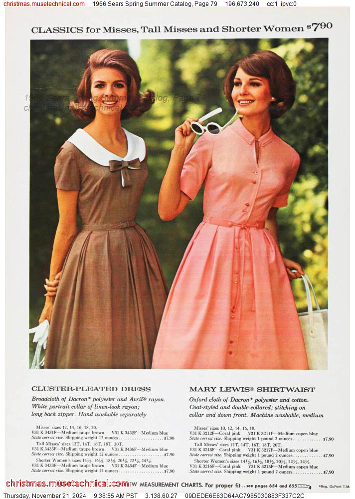 1966 Sears Spring Summer Catalog, Page 79