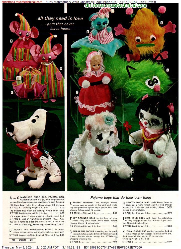 1969 Montgomery Ward Christmas Book, Page 106