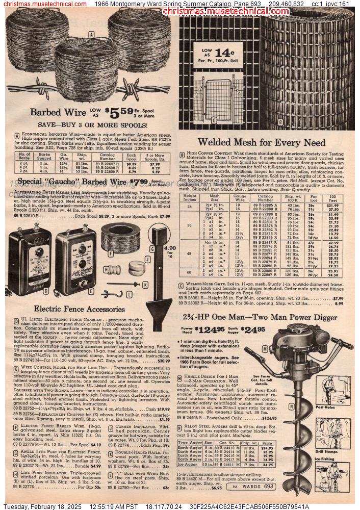 1966 Montgomery Ward Spring Summer Catalog, Page 693