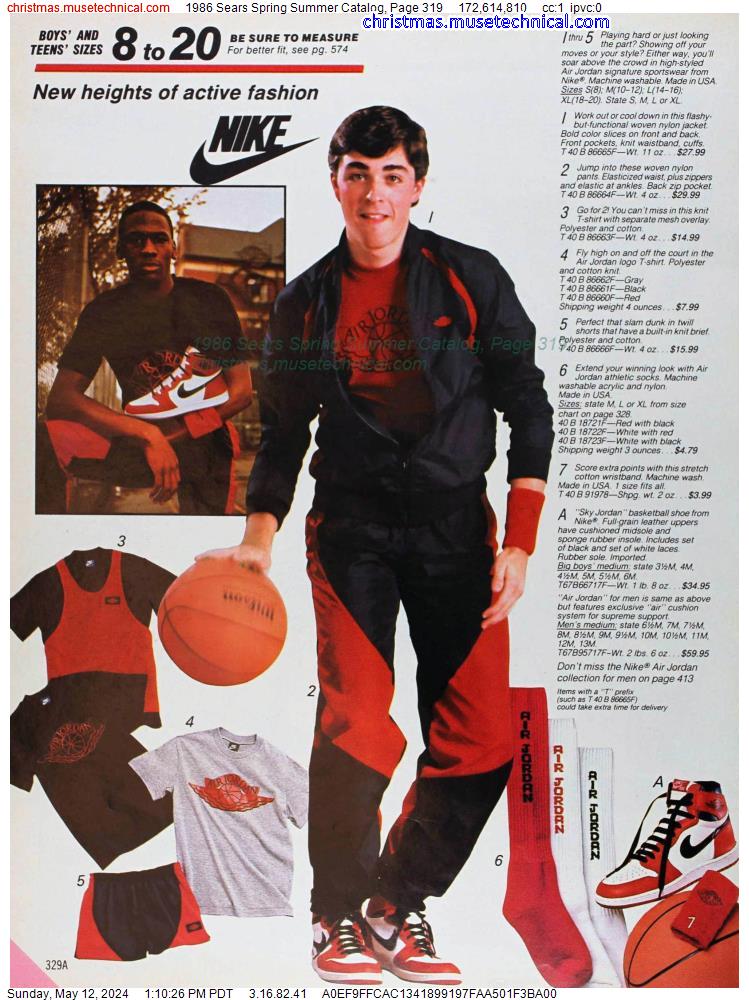 1986 Sears Spring Summer Catalog, Page 319