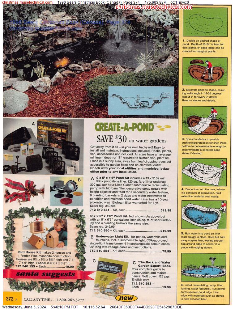 1996 Sears Christmas Book (Canada), Page 374