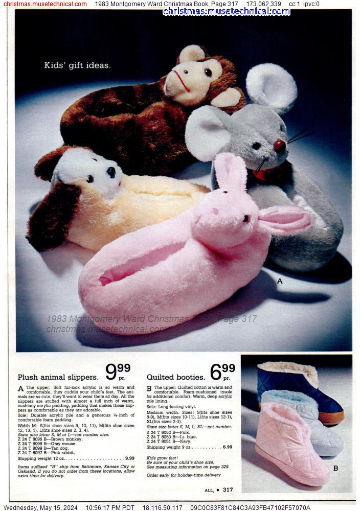 1983 Montgomery Ward Christmas Book, Page 317