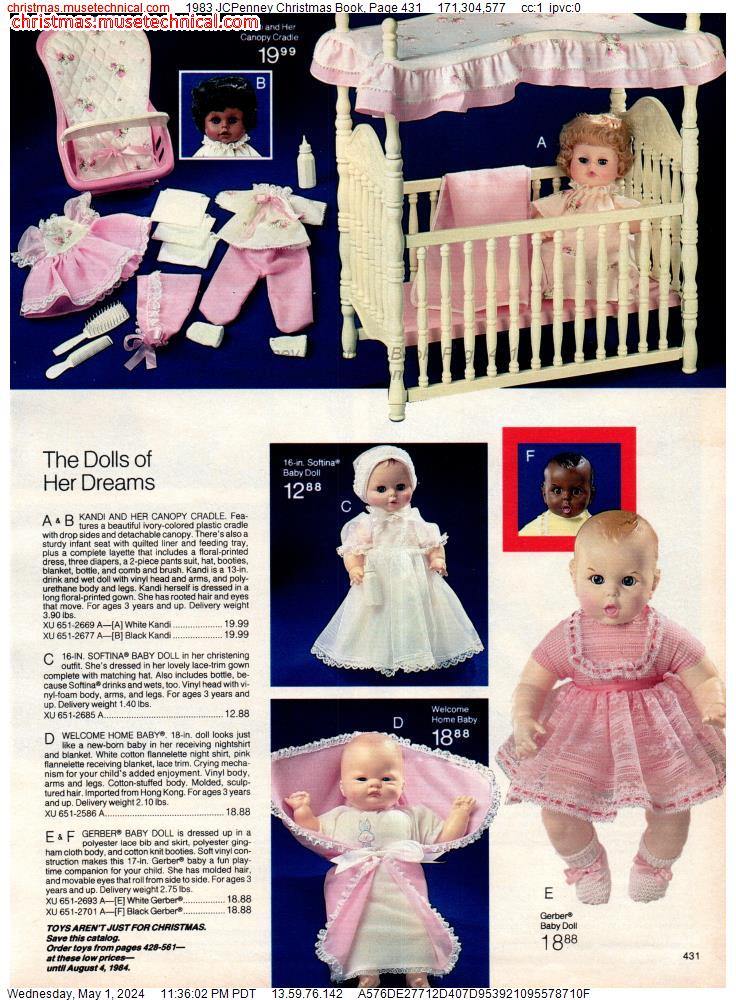 1983 JCPenney Christmas Book, Page 431