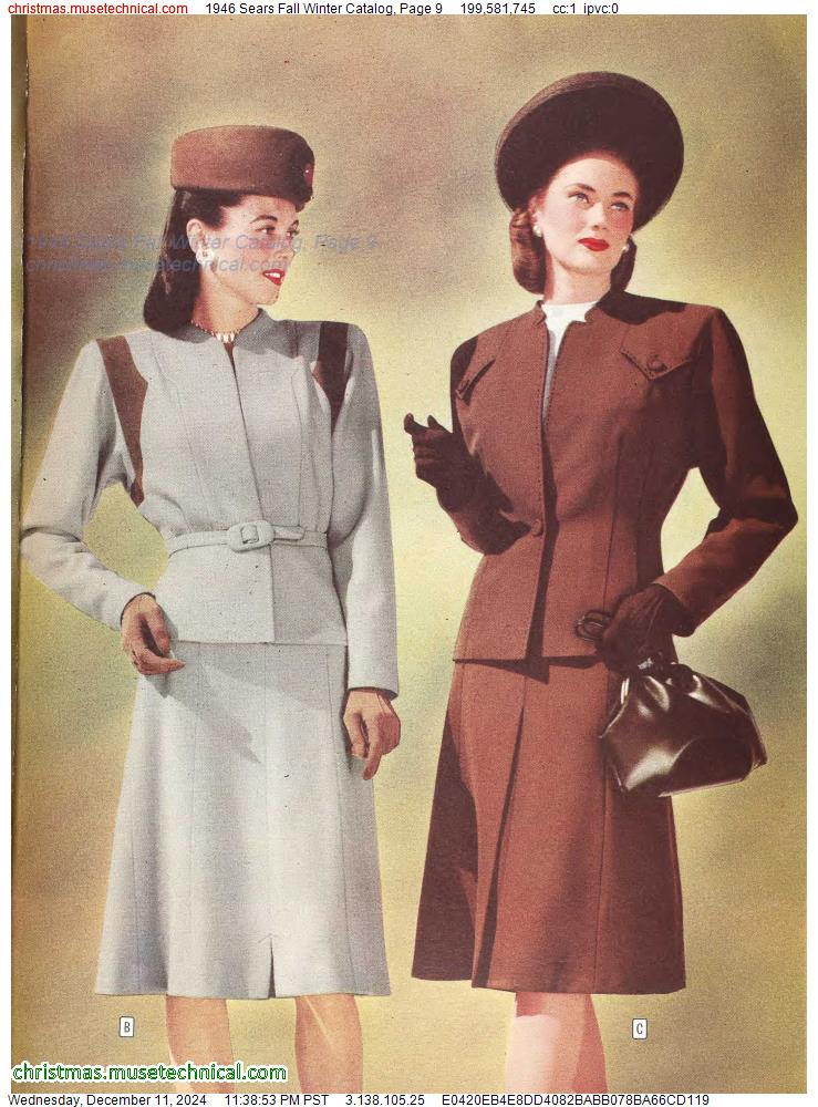 1946 Sears Fall Winter Catalog, Page 9